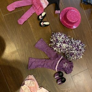 American girl doll dance set with dance mat